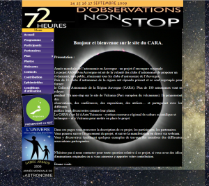 CARA Astronomie Auvergne