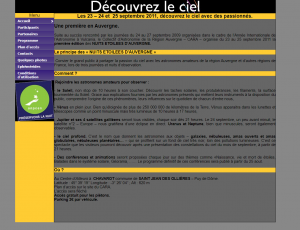 CARA Astronomie Auvergne