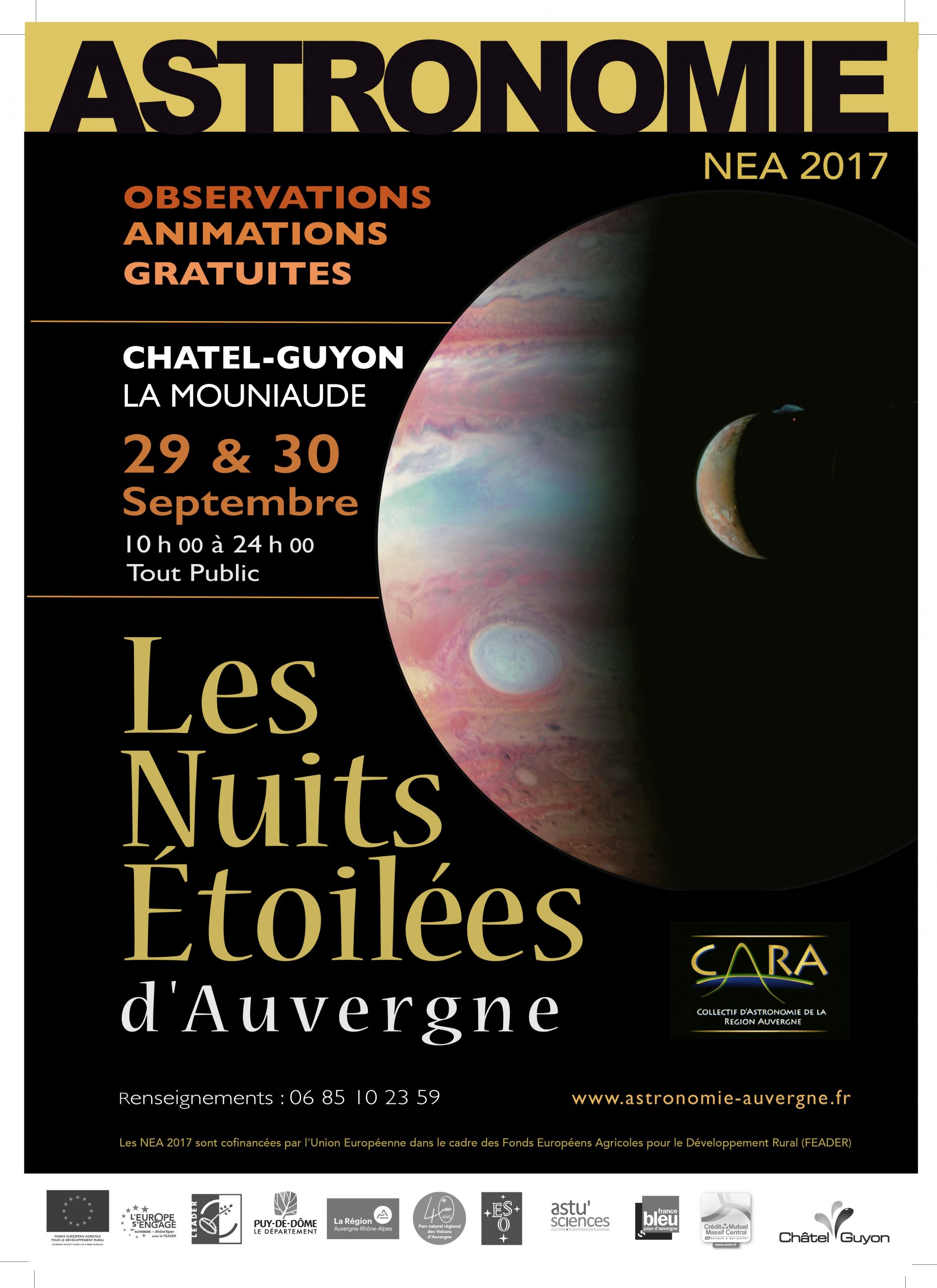 NEA2017 - Collectif d'Astronomie de la Région Auvergne - Astronomie Auvergne