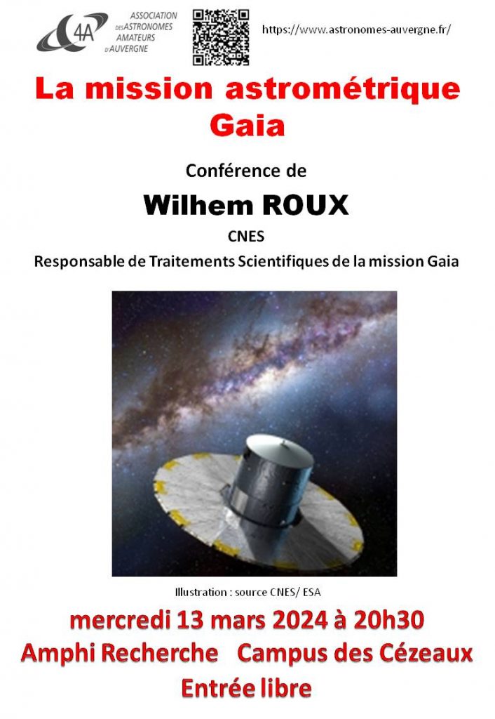 Wilhem Roux - La mission astrométrique Gaia - 4a